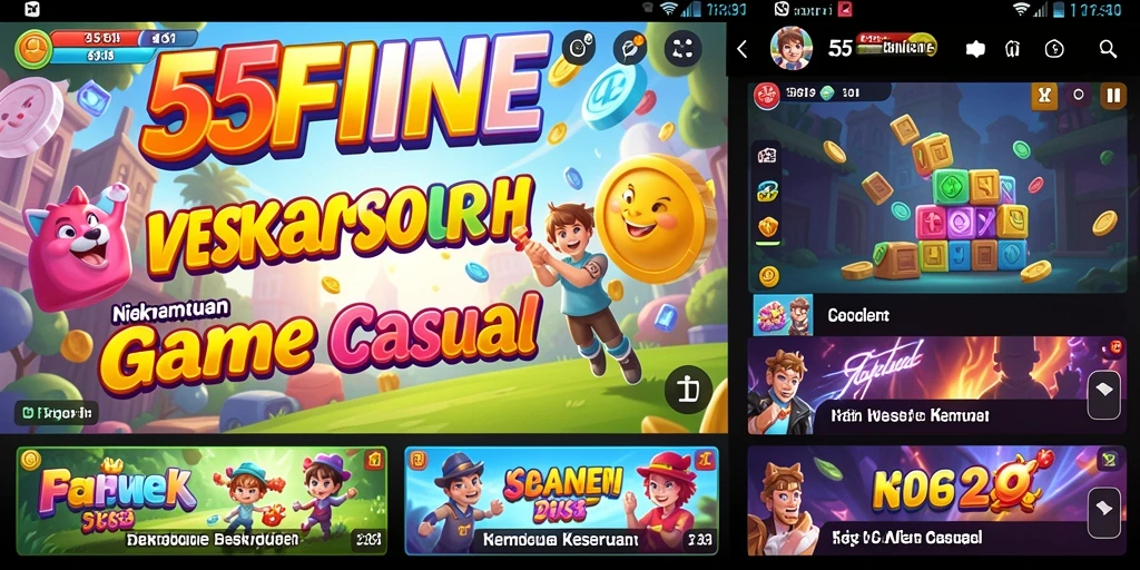 Tangkapan layar gameplay 55FIVE yang seru dan interaktif.