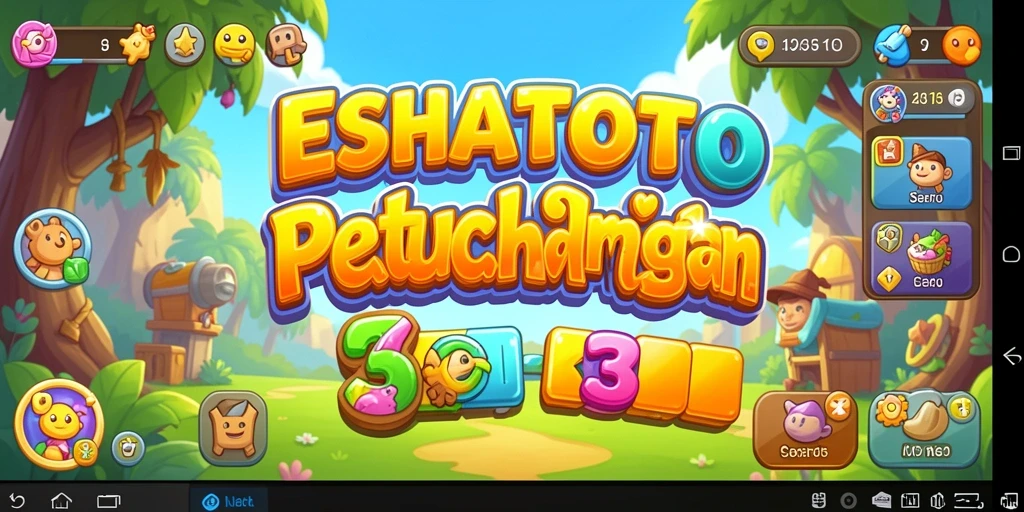 Tangkapan layar gameplay ESHATOTO yang menarik dengan tantangan match-3.