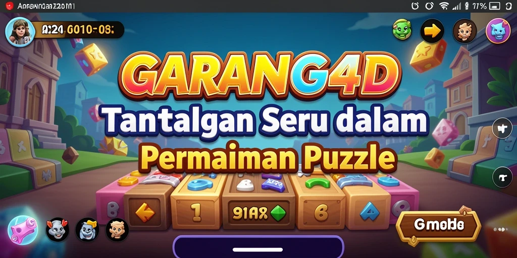 Tampilan gameplay <strong>GARANG4D</strong> yang menantang dan seru.