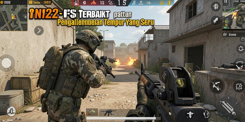 Tampilan gameplay IN22 yang menegangkan dan penuh aksi.