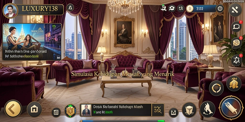 Tampilan menarik dari gameplay LUXURY138 yang penuh dengan kemewahan.