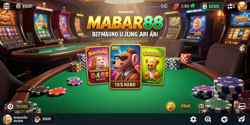 Tampilan gameplay MABAR88 yang menegangkan dan mengasyikkan.