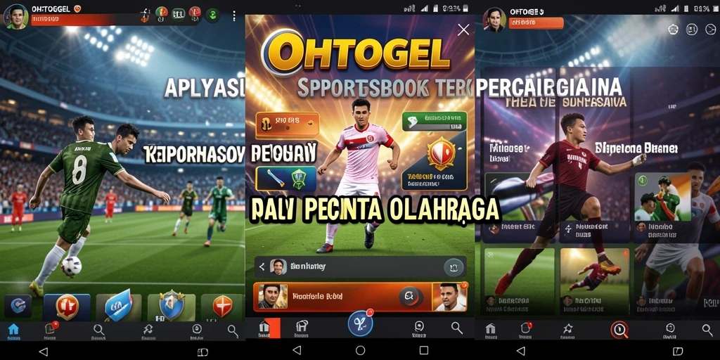 Tampilan antarmuka OHTOGEL saat bertaruh pada olahraga secara langsung.