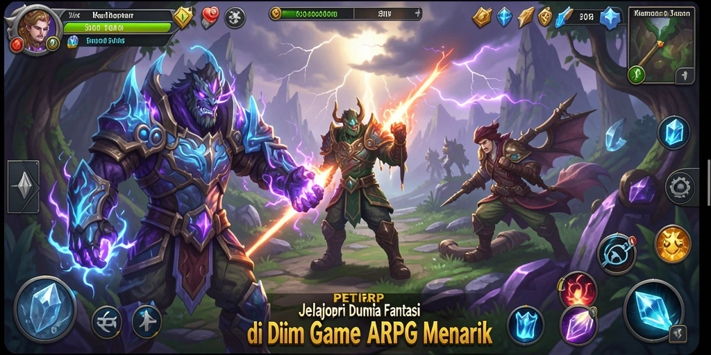 Tangkapan layar gameplay yang menampilkan aksi seru dalam PETIRRP.