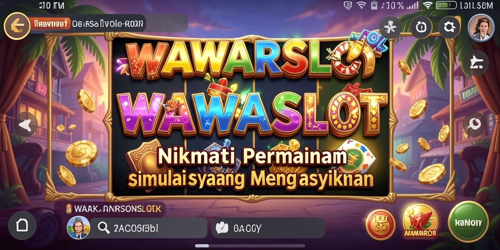 Screenshot gameplay <strong>WAWARSLOT</strong> yang menampilkan keseruan bermain slot.