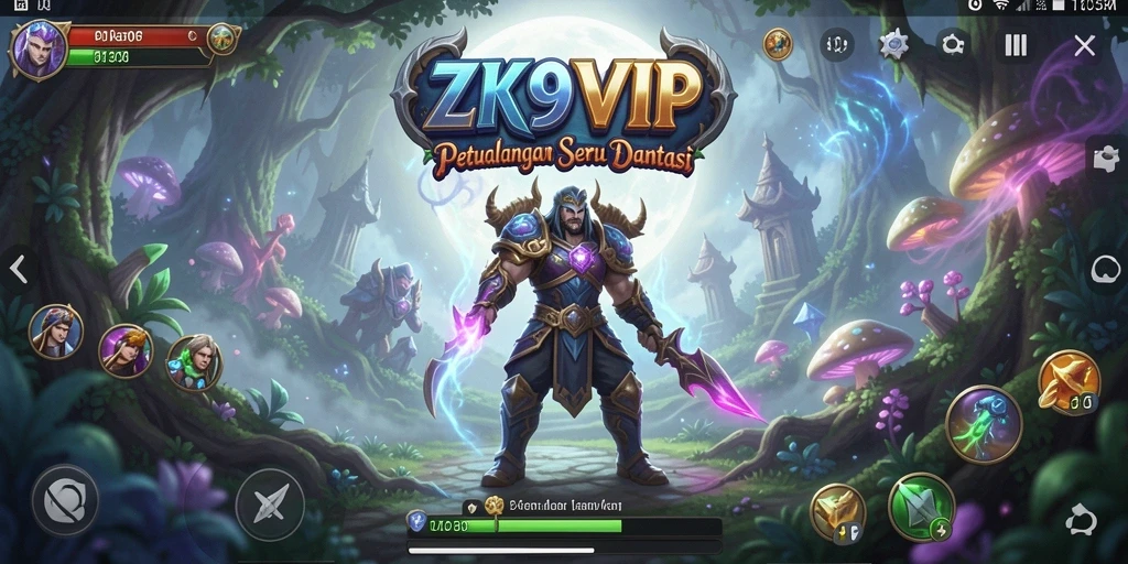 Tampilan gameplay ZK9VIP yang menakjubkan di dunia petualangan.
